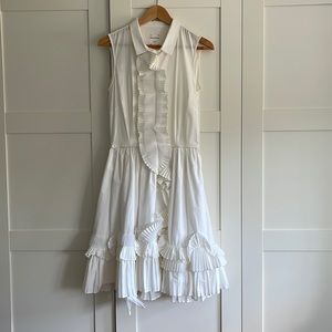 PINK TARTAN shirt dress